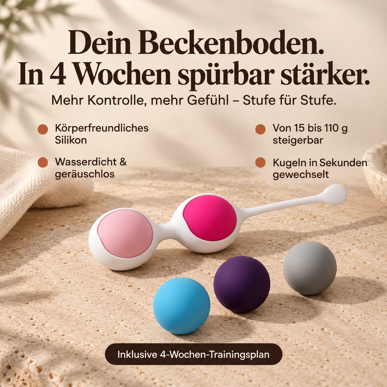Lentara™ PELVIA Liebeskugeln-Set